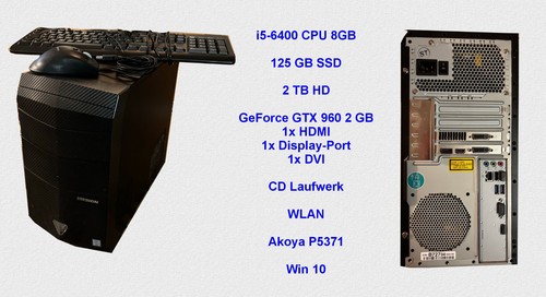 6400 8gb 125gb ssd - pc,