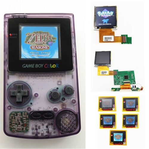 Clear purple retrofit game boy - retrofit,