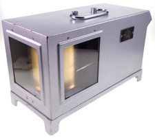 R. Fuess Berlin - Steglitz Barograph Aneroid Dosen Trommelschreiber Luftdruck mb