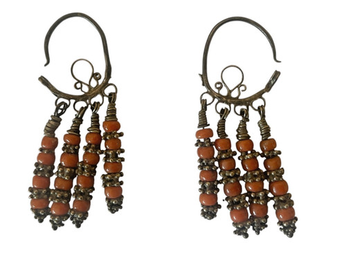 Antike ohrringe etno schmuck - ohrringe,