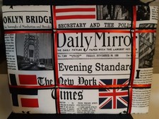 Stoff Pinnwand, wie neu, sehr dekorativ, 41x 30cm, Flagge