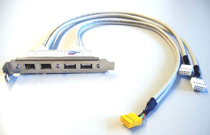 Slotblende mit usb - usb, 2.0