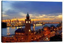 Leinwandbild Hamburger