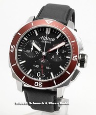 Alpina Seastrong Diver 300 Chronograph BigDate(ungetragen)Herrenuhr-38,7%gespart
