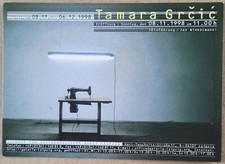 Tamara Grcic - Einladungskarte Galerie für Zeitgenössische Kunst Leipzig 1998. 