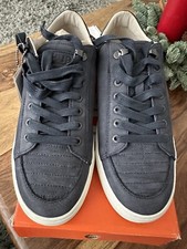 HUB Herren Schuhe Snieaker Halbschuhe gr 42 marineblau neu