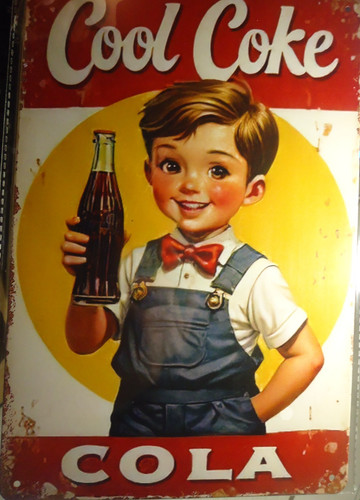 Cool coke cola retro - coke,