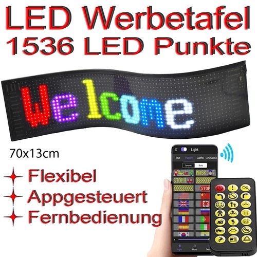 Flexible werbetafel led - flexible,