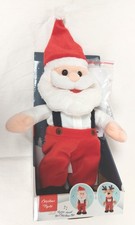 Weihnachtsmann singend tanzend
