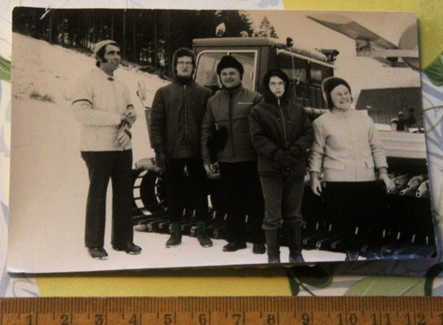 Foto 1973 pistenraupe berge - 1973,