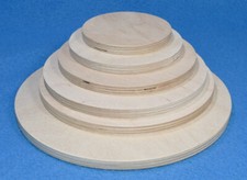 Runde Holzscheibe 8 mm Birke