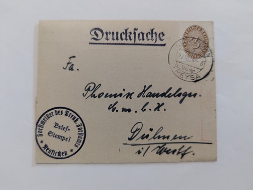 Deutsches reich dienstbrief - deutsches,