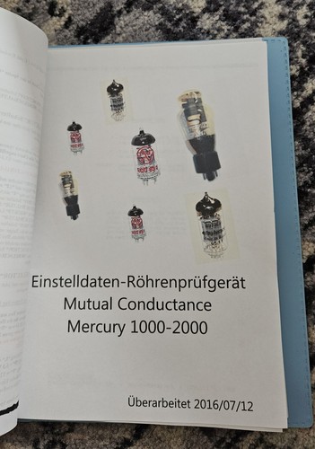 Röhrenprüfgerät mercury - röhrenprüfgerät,