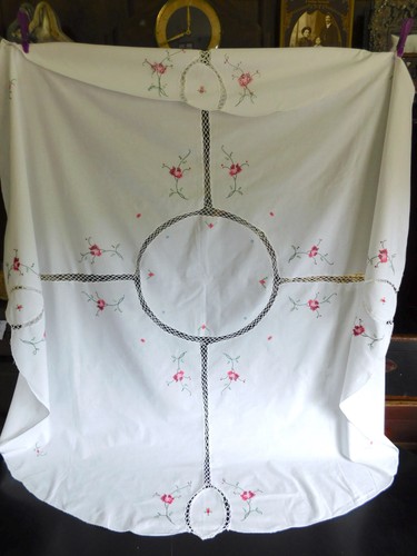 Tischdecke baumwolle weiss - tischdecke,