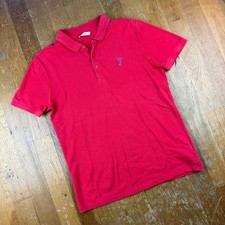 Versace Collection Poloshirt Medusa Head Rot Größe M