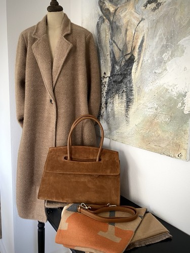 Mantel damen braun camel - damen,