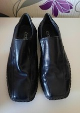 Schuhe Halbschuhe Kommunion Hochzeit Fest schwarz  Gr. 35 Wie Neu