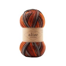 (49,90 €/kg) ALIZE WOOLTIME 100g - 75% Schurwolle superwash / 8fach Sockenwolle