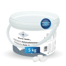 Salztabletten für Wasserenthärtungsanlagen 5 kg eimer Regeneriersalz Siedesalz