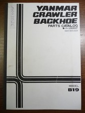 x 259 Yanmar B19  Ersatzteilliste parts list Ersatzteilbuch