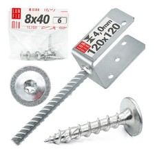 Pfostenträger U 120x120 mm