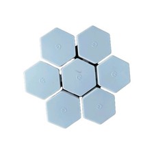 Steck-Lichterwand, 7er Set Wand Deko Beleuchtung Wanddeko Stimmungslicht LED