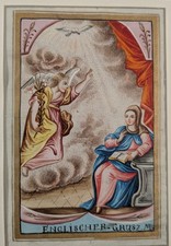 Englischer Gruß, Aquarell auf