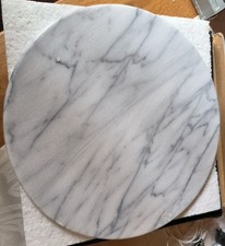 Marmor Drehplatte und 4 Marmor Frühstücksbrettchen 