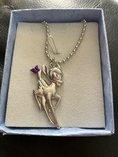 Silberne Bambi Halskette in