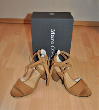 Marc O`Polo Wildleder Sandalen, Riemchen-Sandalen, Pumps Gr. 39 cognac - Top