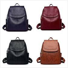 DAMEN Stadt-City-RUCKSACK Schulter-Tasche Backpack Reise Urlaub bag Echtes Leder