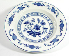 Suppenteller Zwiebelmuster blau 20,5 cm WELLCO   Porzellan Worldw shipm 9,5