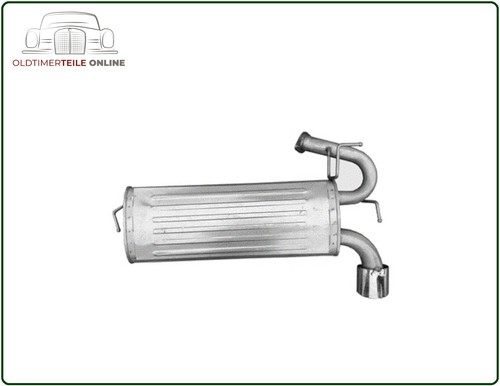 Endschalldämpfer für opel - für,