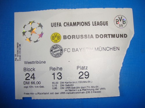 Ticket bvb dortmund - ticket,