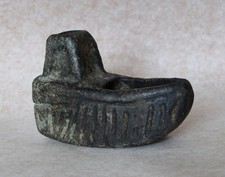 Alt antike Öllampe Stein