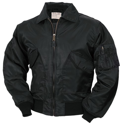 Cwu fliegerjacke schwarz 5xl - schwarz, s-5xl