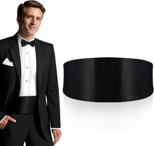 Kummerbund Herren Schwarz