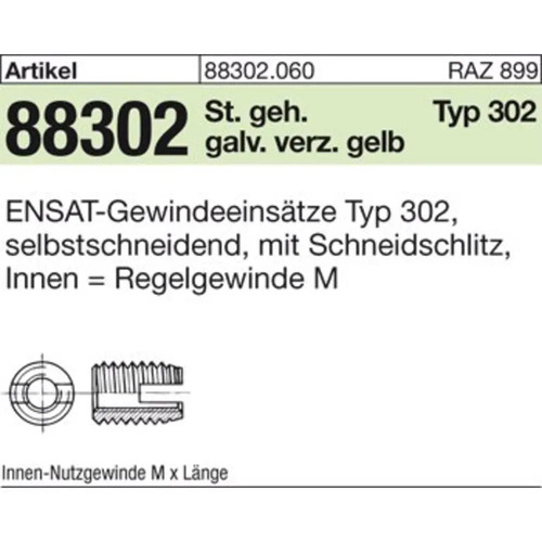 Gewindeeinsatz ensat - gewindeeinsatz,