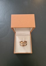 Stahlring von Fossil Größe