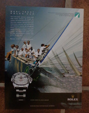 ROLEX Yacht-Master Uhr Werbung bzw Reklame, Maxi Yacht Rolex Cup