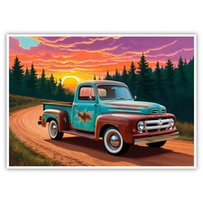 Fahrzeug Auto A4 Kunstdruck