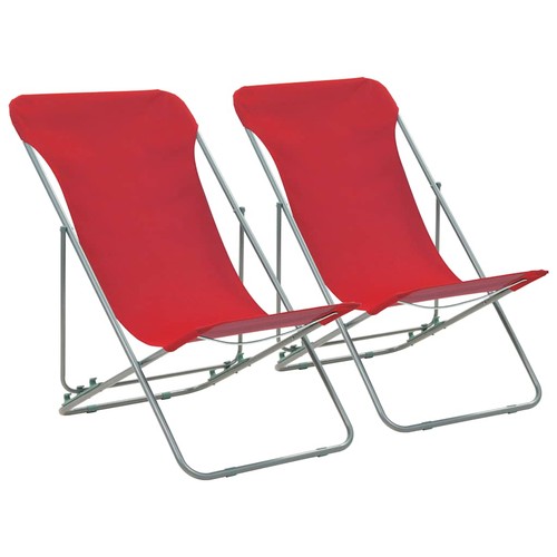 Strandliege klappbar - 2x,