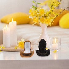  2 Stück Hutform Ringe Box