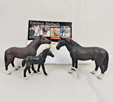 Schleich  Marbach Stute Hengst Fohlen Brandzeichen 82145 - 82142 Sonderedition