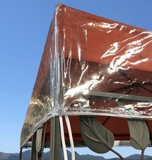 QUICK STAR Pavillon Schutzhaube 3x3m Wasserdicht Transparent Wetterschutz