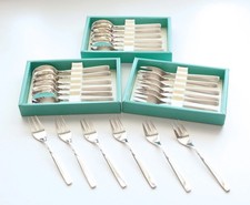 BSF Nordlicht 24tlg. Teelöffel/Kaffelöffel + Kuchengabeln 90er Silberbesteck