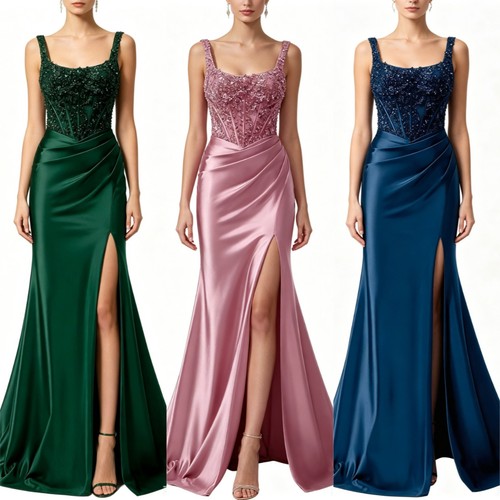 Abendkleid satin ballkleid - satin,