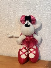 Altes Diddl kleines Plüschtier Diddlina Tänzerin Ballerinas Saugnapf kein Schlüsselanhänger 