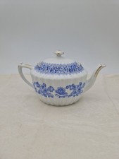 H37)  Teekanne, Kanne  "ECHT TUPPACK" CHINA BLAU. TIEFENFURT. 