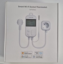 Meross Temperaturregler Smart Thermostat Steckdose für HomeKit Digital WLAN WiFi